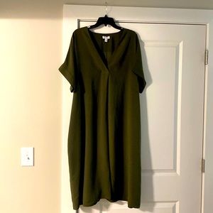 Olive Green Dress
